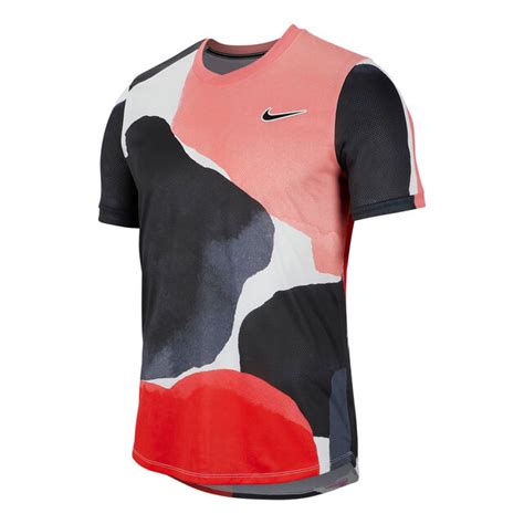 nike tennis shirt herren weiß|Herren Weiß Tennis Oberteile und T.